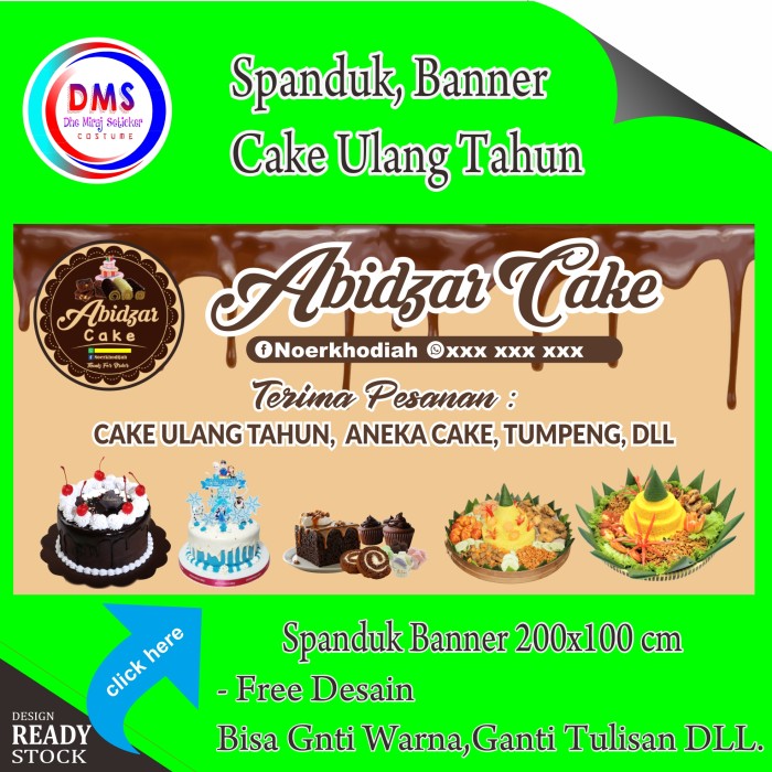 Detail Desain Spanduk Toko Kue Nomer 23