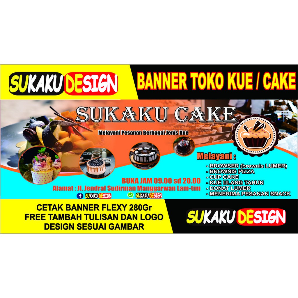 Detail Desain Spanduk Toko Kue Nomer 9