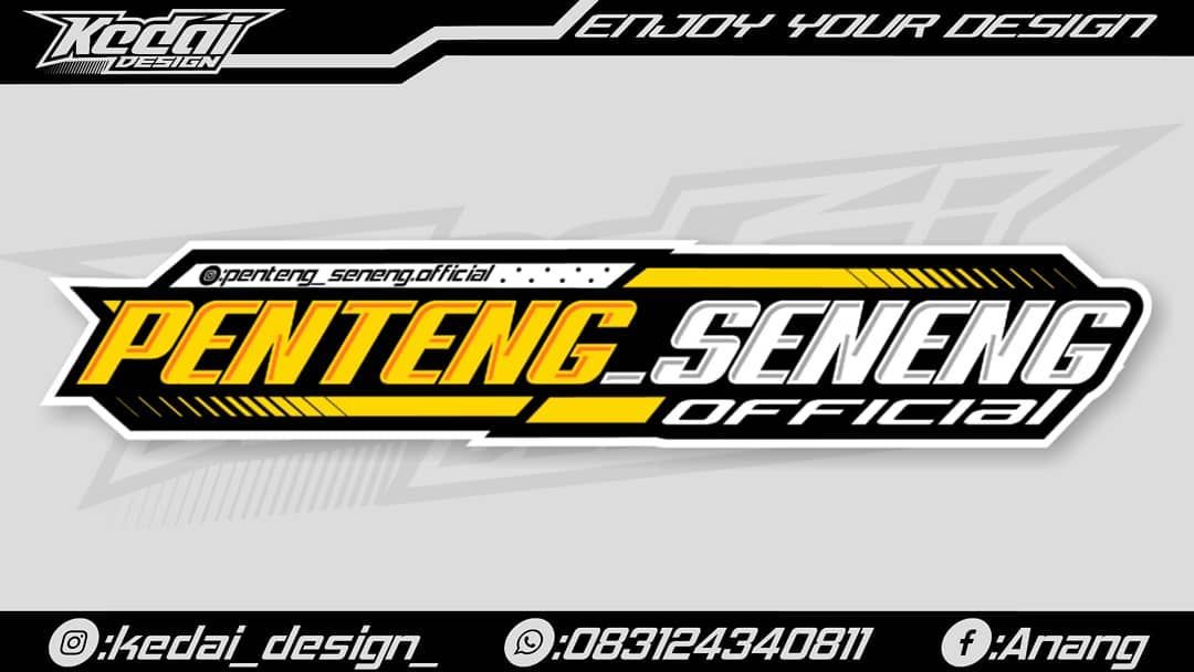 Desain Stiker Nama Racing - KibrisPDR