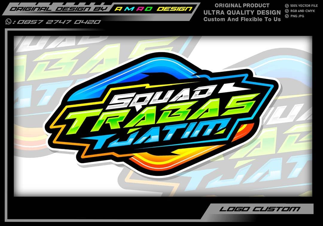 Detail Desain Stiker Nama Racing Nomer 21