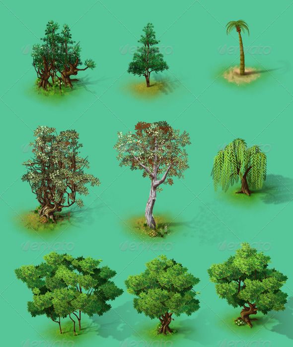 Detail Tree 2d Png Nomer 37