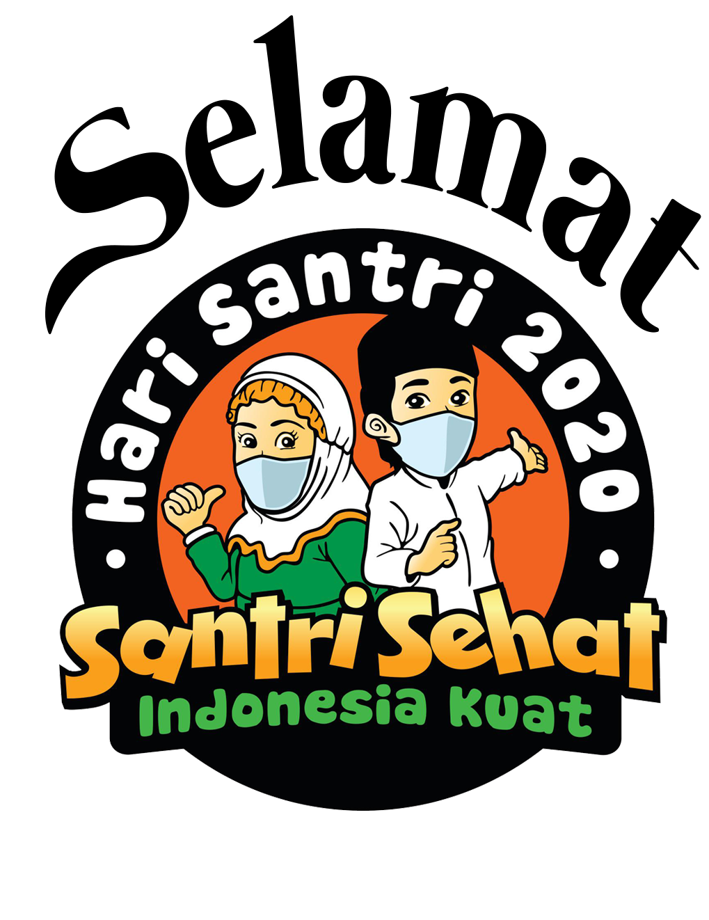 Detail Stiker Santri Keren Nomer 21