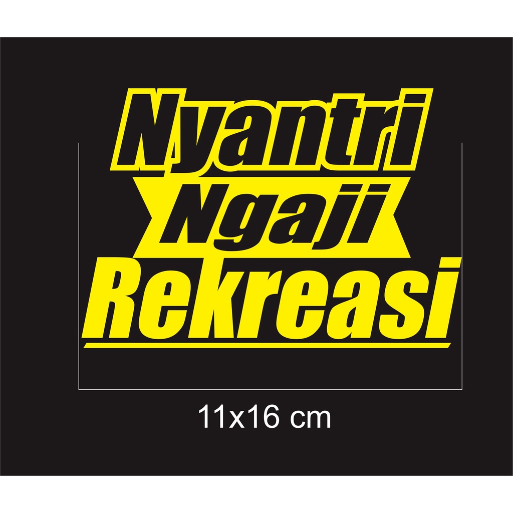 Detail Stiker Santri Keren Nomer 7