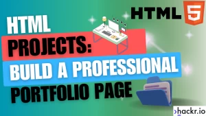 How To Create A Professional Portfolio Page Using HTML