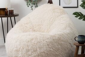 man orders mammoth bean bag