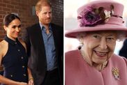 royal family live prince harry meghan markle blow queen elizabeth