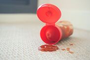 cleaning ketchup spills method