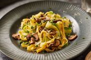 tagliatelle mushroom courgette recipe quick