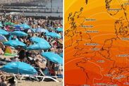 UK hot weather maps latest forecast