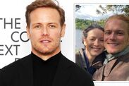 Outlander Sam Heughan strike the couple next door