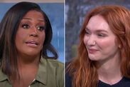 ITV This Morning Poldark Eleanor Tomlinson Alison Hammond accent exchange