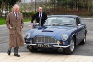 king charles iii aston martin db6 sustainable fuel wine cheese