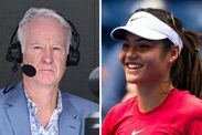 John McEnroe Emma Raducanu BBC US Open