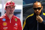 Charles Leclerc Lewis Hamilton Ferrari