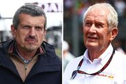 Helmut Marko Guenther Steiner Mick Schumacher Haas