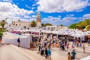 canary islands tourist row 