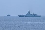 panic mediterranean nato scrambles Russian warship