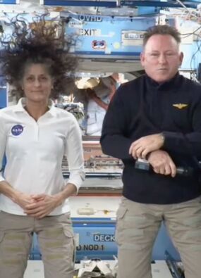 stranded nasa astronauts break silence