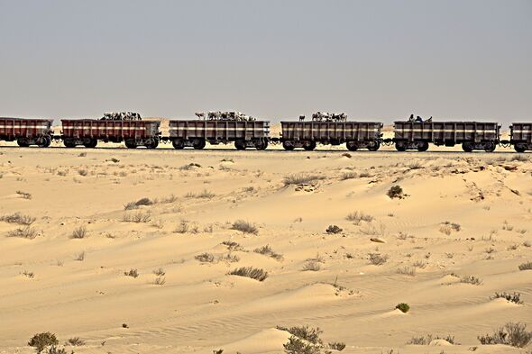 186mile long freight train tourists