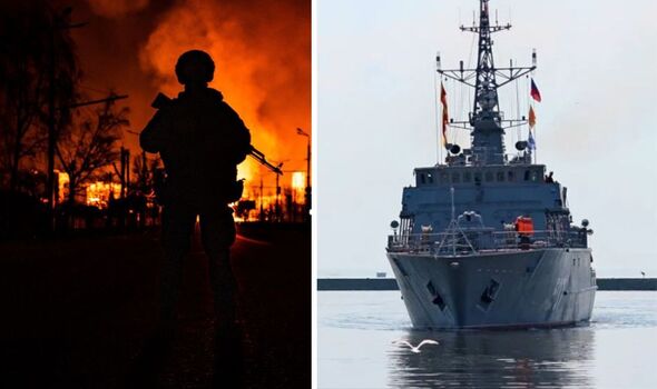 ukraine special forces raid destroys russian warship 