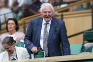 david attenborough standing ovation wimbledon