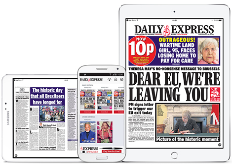 Daily express apps