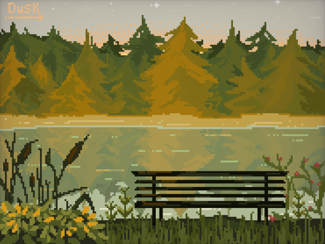 Pixel river