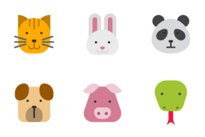 Animal Flat Colors 