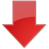 Arrow down, flech Icon