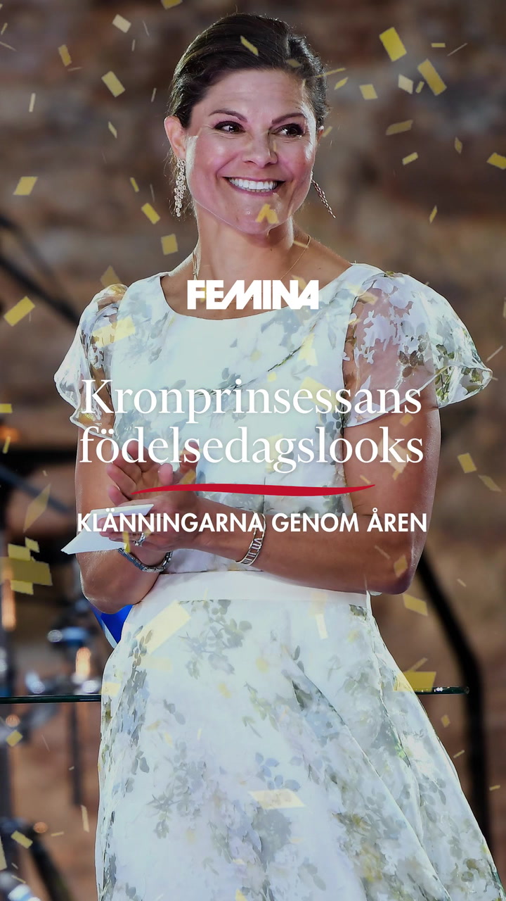 Kronprinsessans bästa födelsedagsklänningar