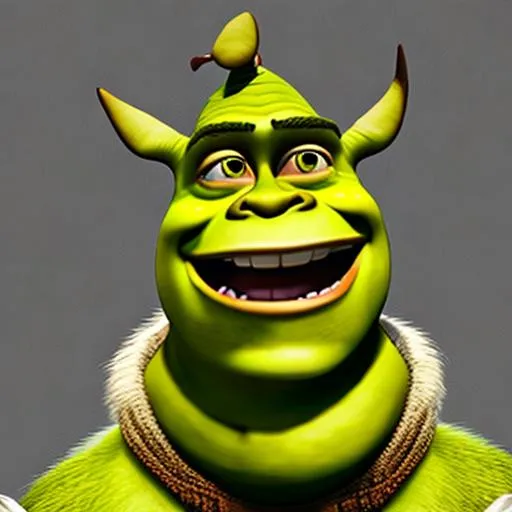 Prompt: cursed shrek