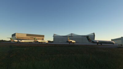 LIRF Rome–Fiumicino International Airport - Microsoft Flight Simulator screenshot