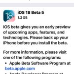 iOS 18 beta 5 download