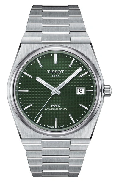 Tissot T137.410.11.051.00 Prx Stainless Steel Quartz Watch In Grey