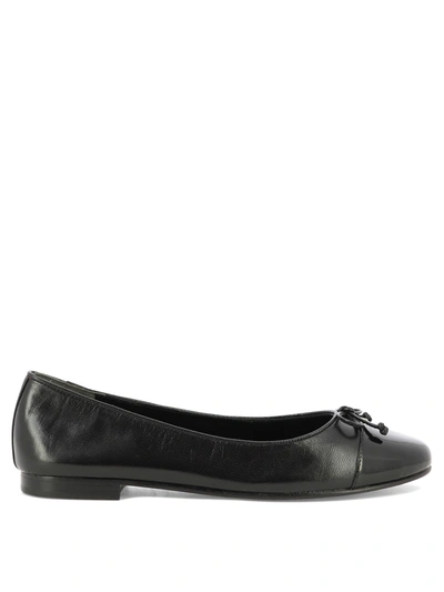 Tory Burch Cap-toe Ballet In Black