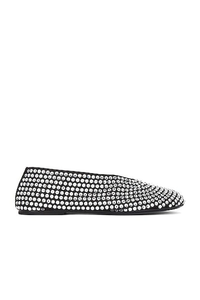 Khaite Marcy Crystal-embellished Flats In Black