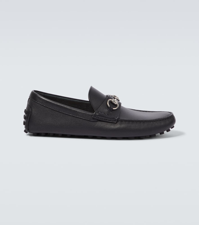 Gucci 1953 Horsebit Leather Loafers In Black