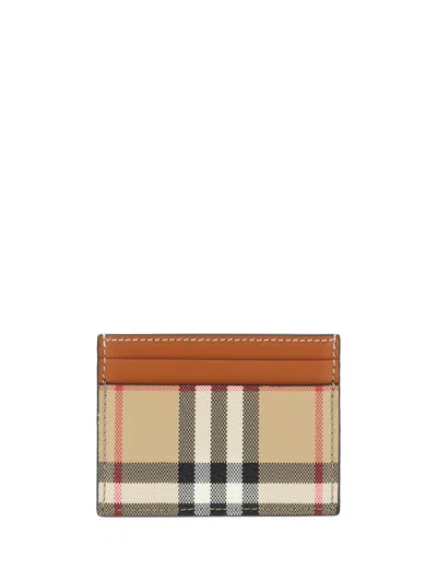 Burberry Card Holder In Archive Beige