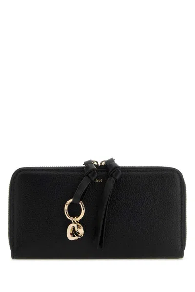 Chloé Chloe Wallets In Black