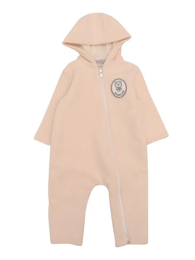 Moncler Babies' Romper In Pink