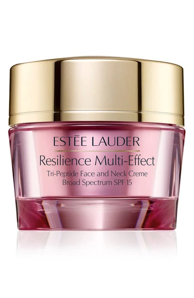 Estée Lauder Resilience Multi-effect Tri-peptide Face & Neck Cream Moisturizer Spf 15 For Dry Skin, 1.7-oz. In Creme