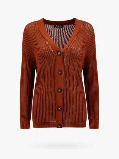 Loro Piana Cardigan In Brown