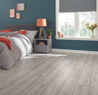 LVT flooring in bedroom