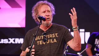 Sammy Hagar performs during a visit to SiriusXM Studios on November 14, 2023 in Los Angeles, California