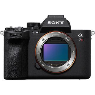 Sony A7R V on a white background