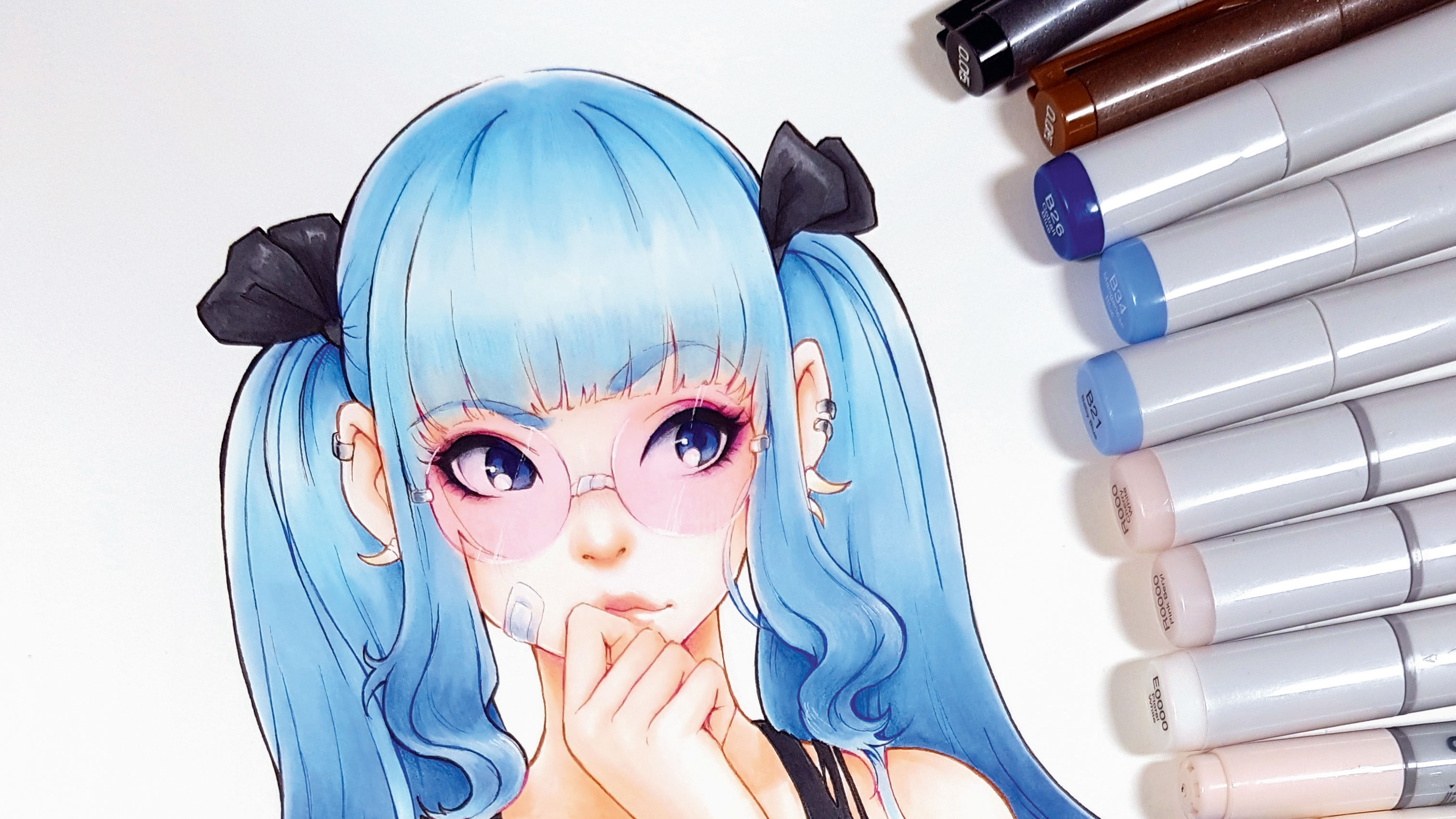 Pin by Autistic Burrito on Art  Drawings  Anime drawings Anime art Copic  marker art