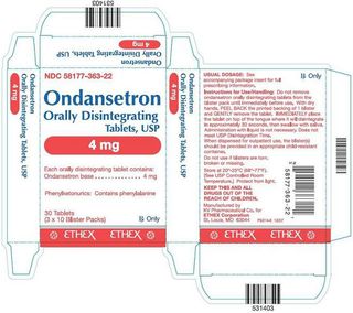 Ondansetron, zofran, nausea, vomitting