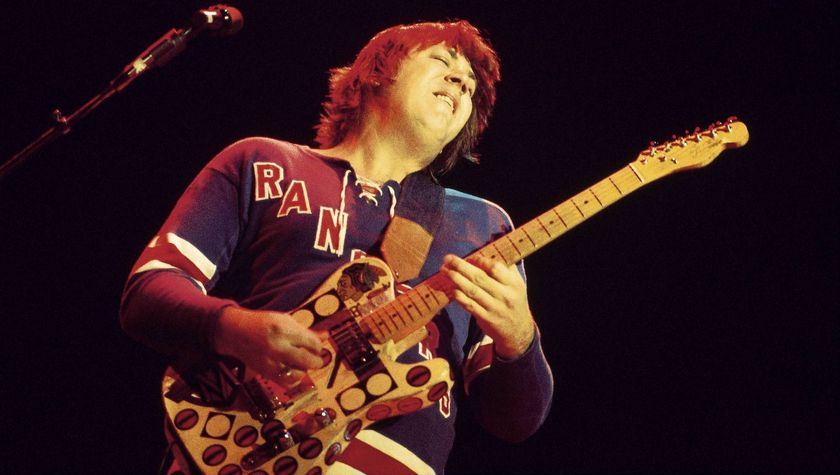 Terry Kath performs onstage with Chicago