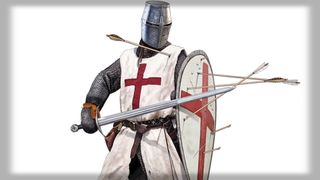 A soldier of the Knights Templar