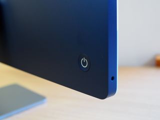 Blue iMac (2021): Power Button